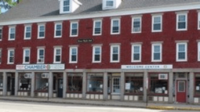 a large brick building