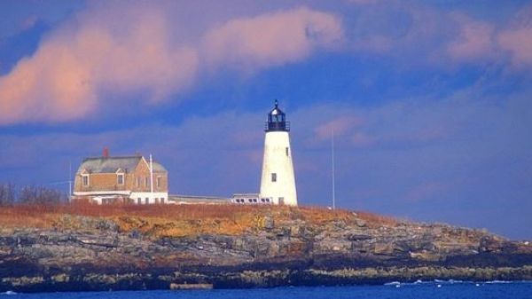 small tower near a body of water
