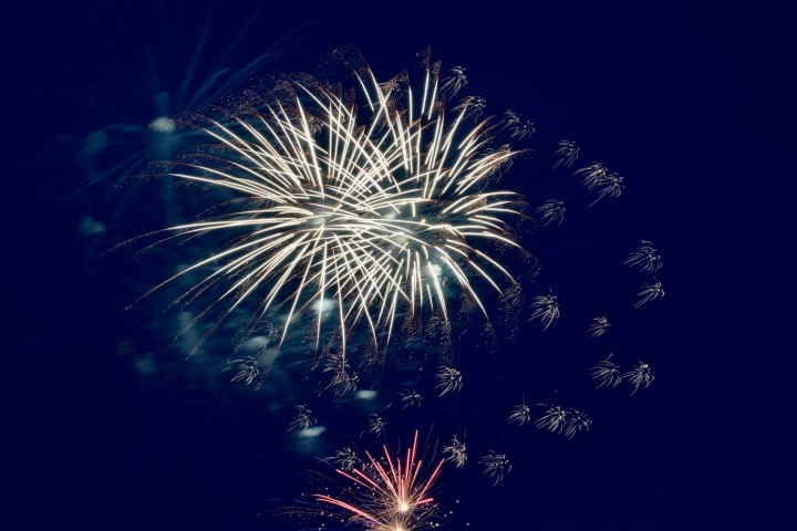 fireworks in the sky