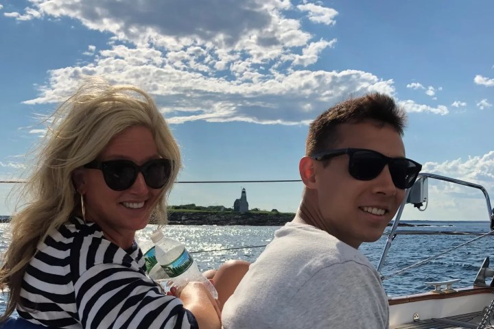 Man and Woman smiling