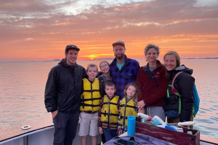 a group of people posing for the camera