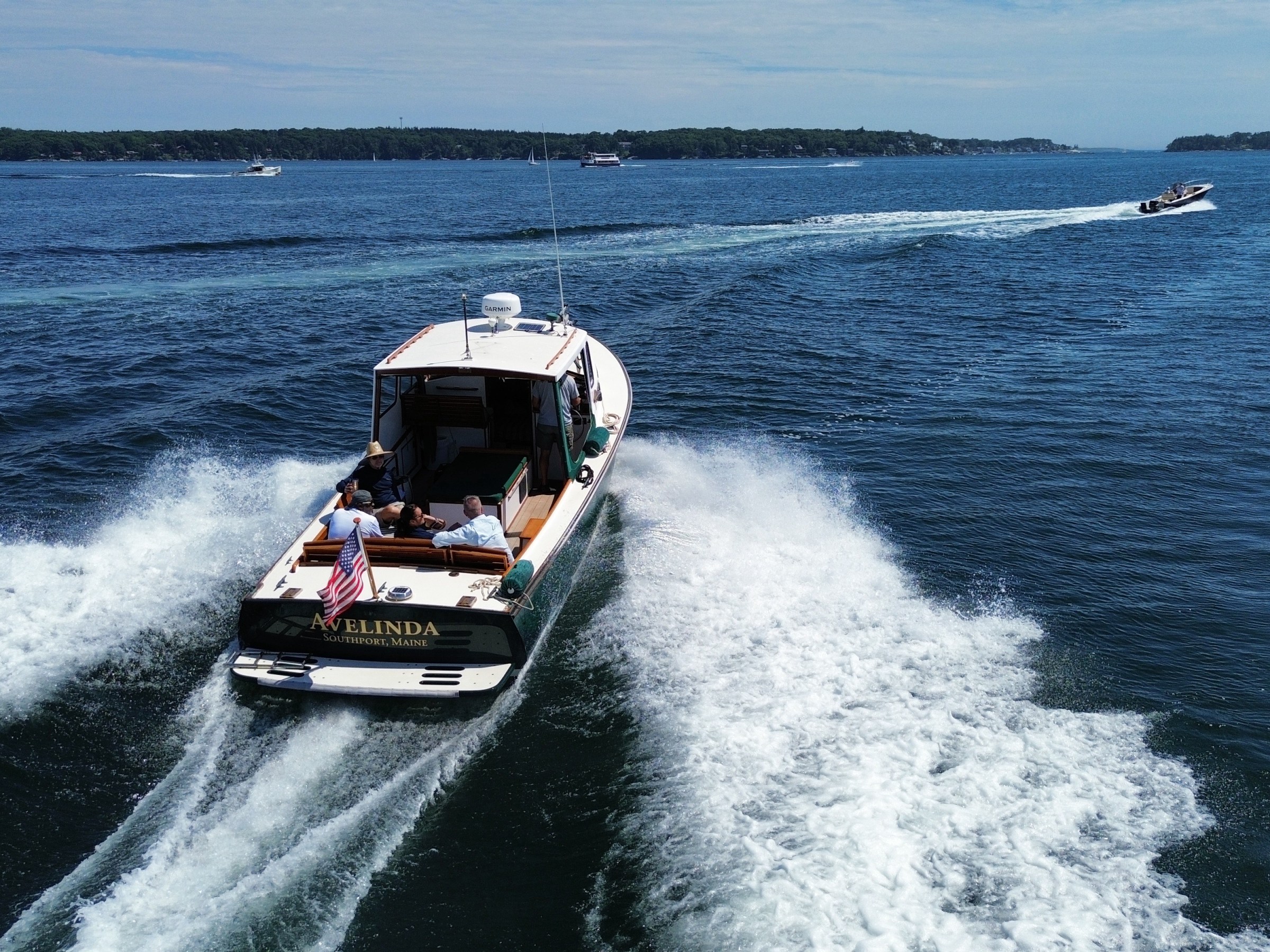a small boat in a body of water
